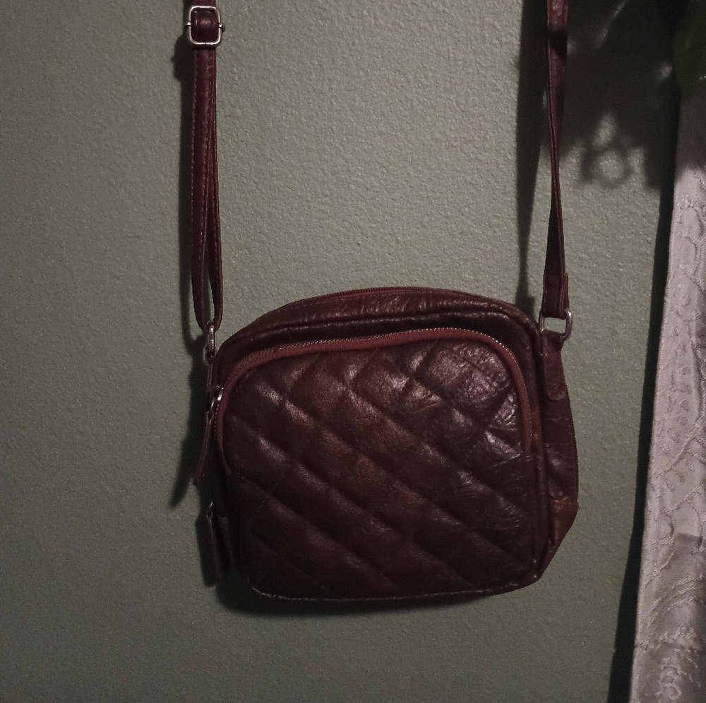 American Eagle Leather Crossbody